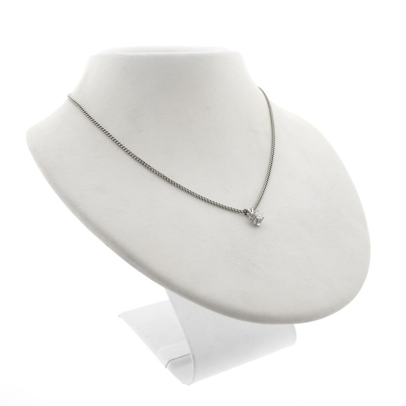 Image 8 of White gold pendant with diamond | 0.22 ct.