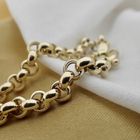 Image 3 of Gold jasseron link bracelet | 20 cm