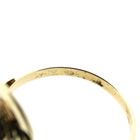 Image 6 of Vintage Gold Ring with Blood Coral