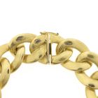 Image 4 of Robust gold gourmet link bracelet