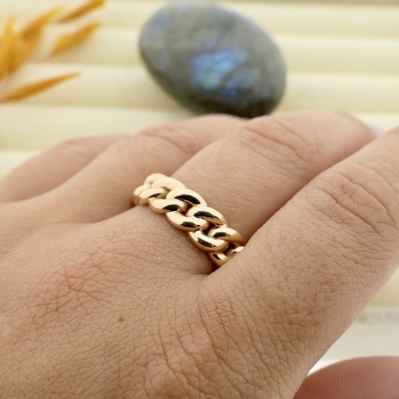 Image 9 of Gold 'Classico' ring | Bron Jewelry