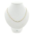 Image 1 of Midas two-tone gold bar link chain