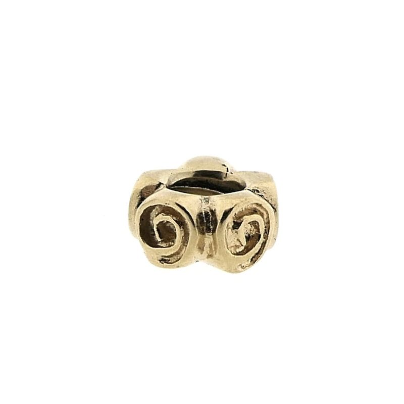 Image 3 of Pandora spacer; Gold; Band of Roses
