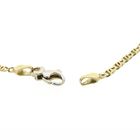 Image 3 of Gold closed figaro link necklace | 47 cm