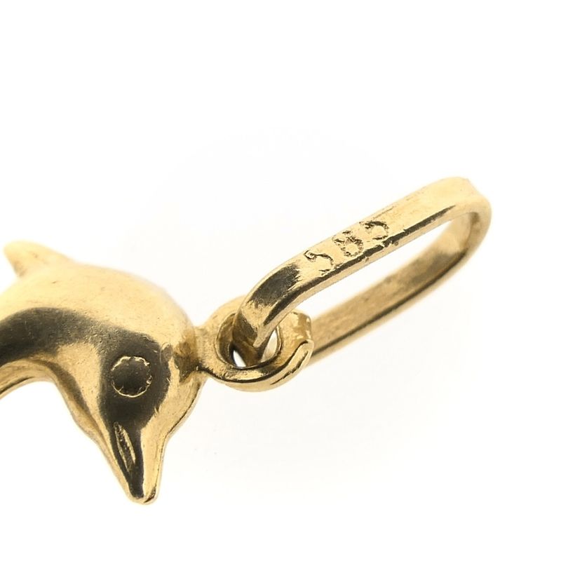 Image 4 of Golden dolphin pendant