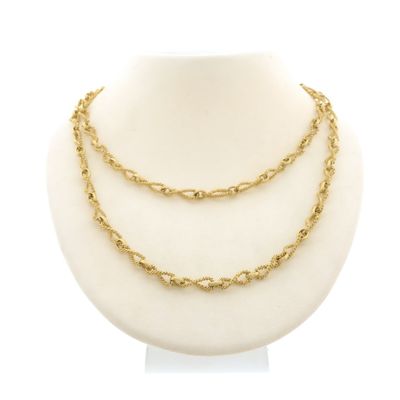 Long gold fantasy/infinity link chain Image 1 of Long gold fantasy/infinity link chain