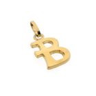 Image 4 of Gold pendant of the letter B