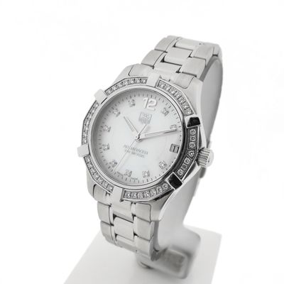 Tag Heuer Aquaracer WAF1313; Ladies watch with diamonds Image 2 of Tag Heuer Aquaracer WAF1313; Ladies watch with diamonds