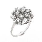 Image 1 of White gold cocktail ring with diamond | 0.5 ct.