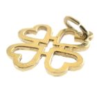 Image 4 of Gold pendant of a four-leaf clover