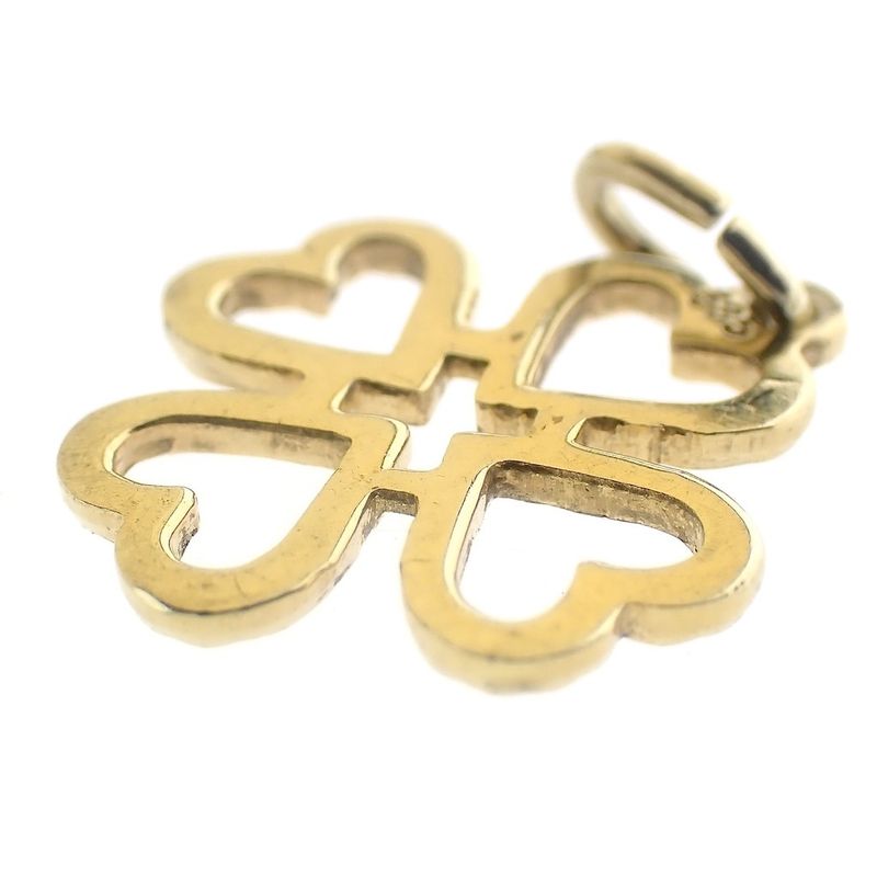 Image 4 of Gold pendant of a four-leaf clover