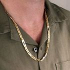 Image 8 of Bicolor Gold Figaro Chain