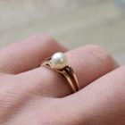 Image 8 of 8 carat ring with pearl