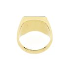 Image 5 of Gold signet ring with blue layered stone | Constant