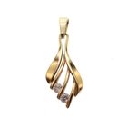 Image 1 of Golden fantasy pendant with zirconia