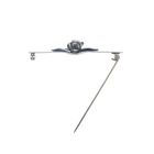 Image 5 of Silver brooch of a rose