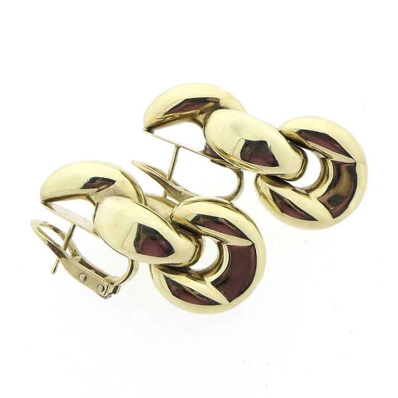 Image 6 of 9 crt. Chain earrings | Chiampesan Italy