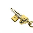 Image 12 of 18K Two-tone gold necklace with diamonds; 0.72 ct. | 42 cm