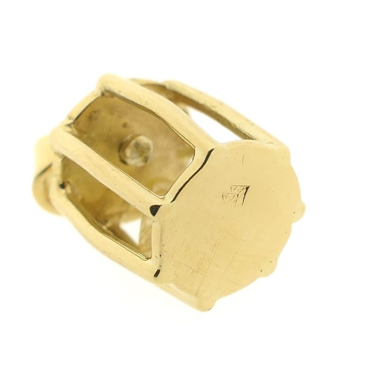 Image 8 of Gold pendant with uncut diamond