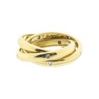 Image 9 of 18-karat gold trinity ring with 0.225 ct. diamond | Cartier