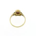 Image 6 of Gold ring with red coral | Vintage