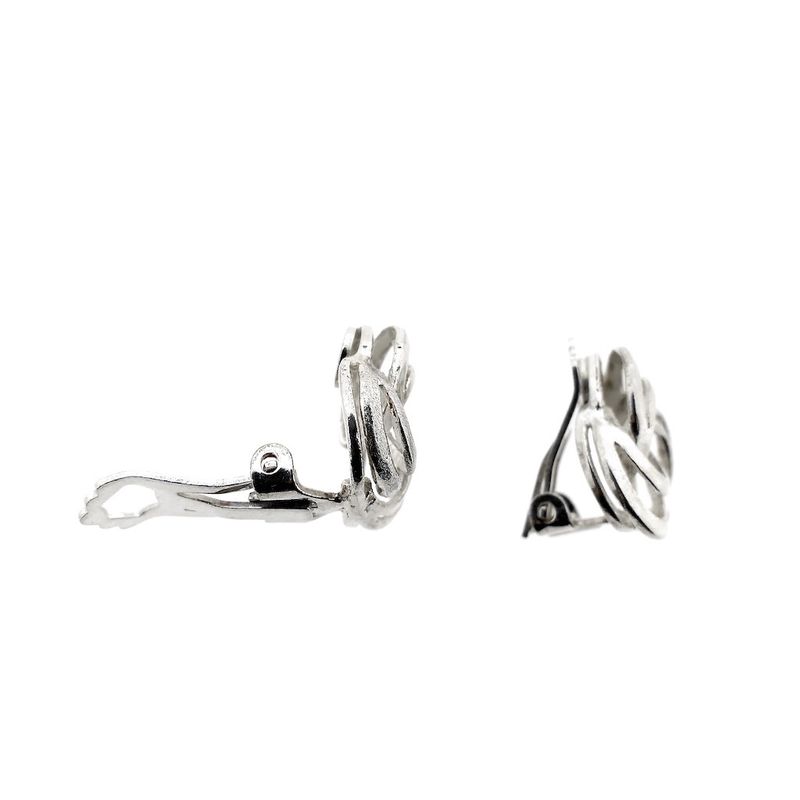 Image 6 of Silver clip-on earrings