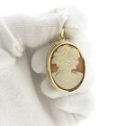 Image 3 of Vintage gold pendant with cameo