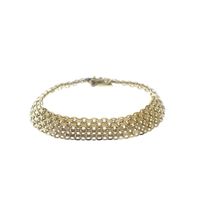 Golden fantasy link bracelet