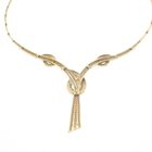 Image 6 of Gold necklace with zirconia; Geçen | 46 cm