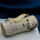 Image 2 of Vintage gold feather brooch