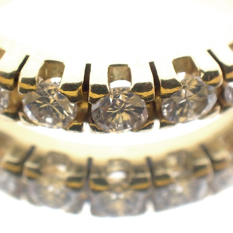 Image 3 of 18 carat yellow gold ring | 0.49 ct diamond