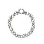 Image 3 of Silver jasseron link bracelet | 21 cm