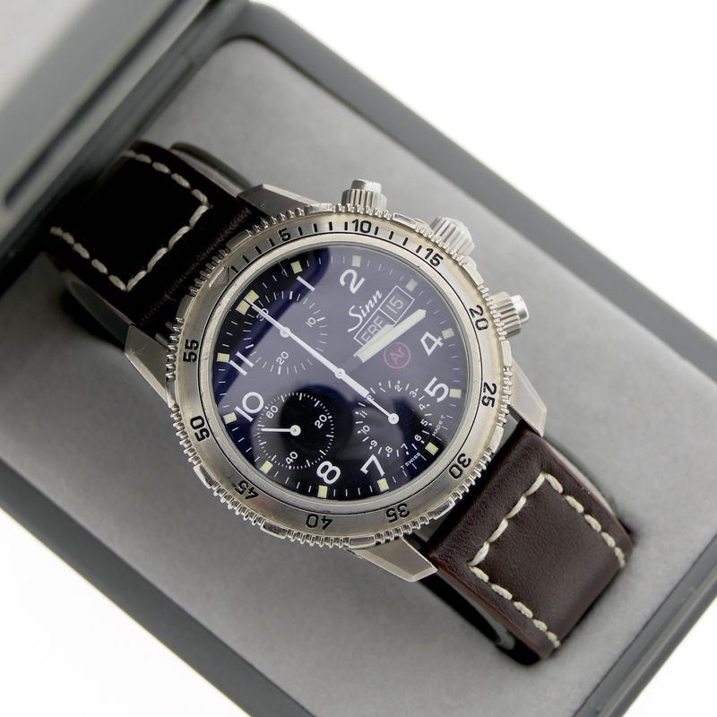Image 11 of Sinn 203 Ti Ar; Titanium heren chronograaf horloge