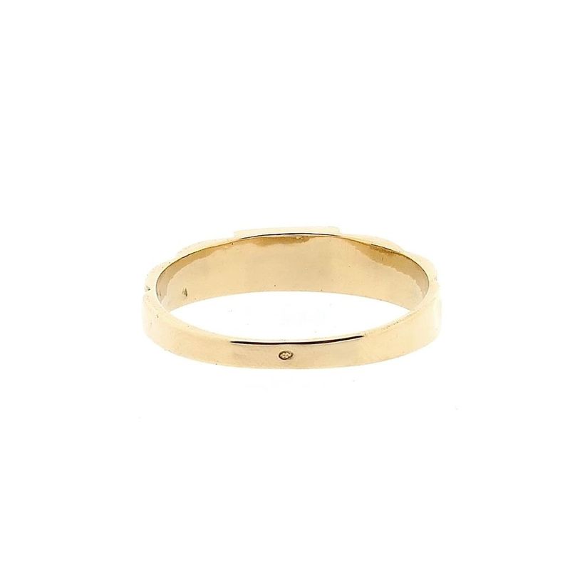 Image 4 of Gold men's ring with engravings
