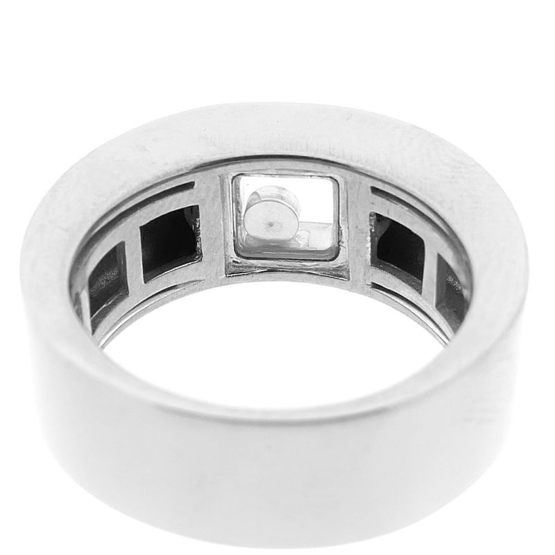 Image 6 of White gold Chopard Happy Diamonds ring; 0.05 ct.