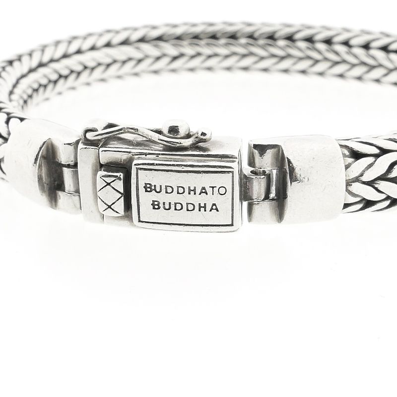 Image 4 of Silver Buddha to Buddha bracelet; Ellen | 19 cm