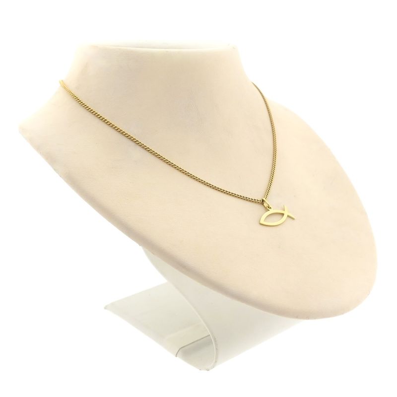 Image 5 of Gold pendant of an ichthus fish