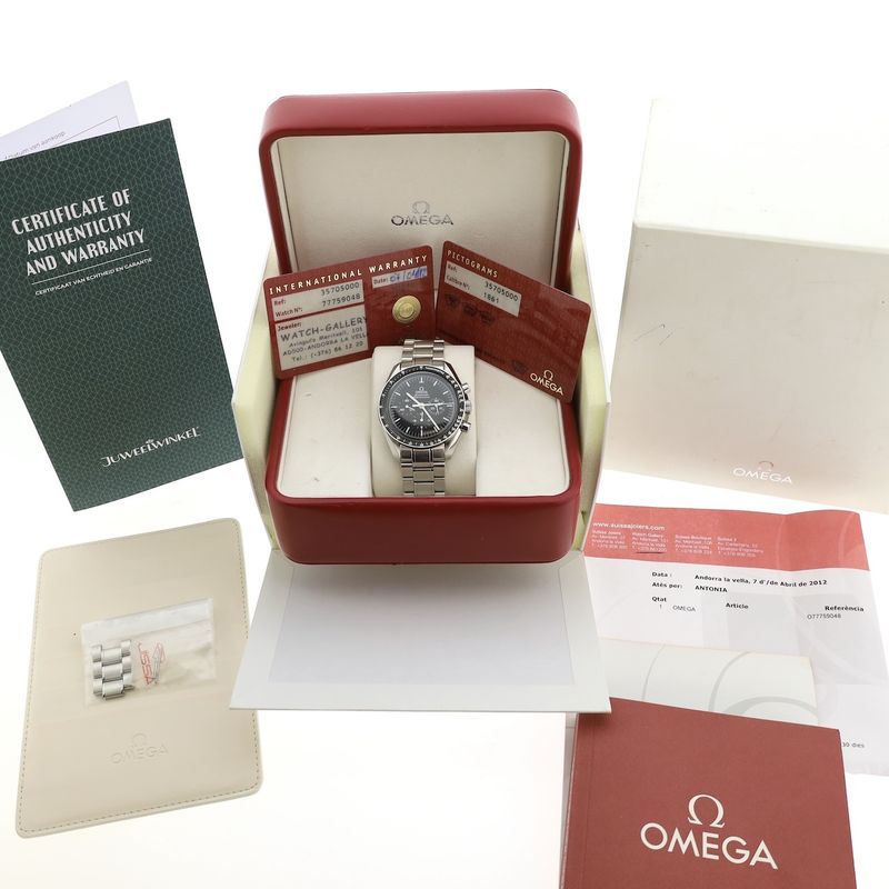 Image 4 of Omega Speedmaster Professional Moonwatch 3570.50.00; Chronograph men's watch (full set 2012)