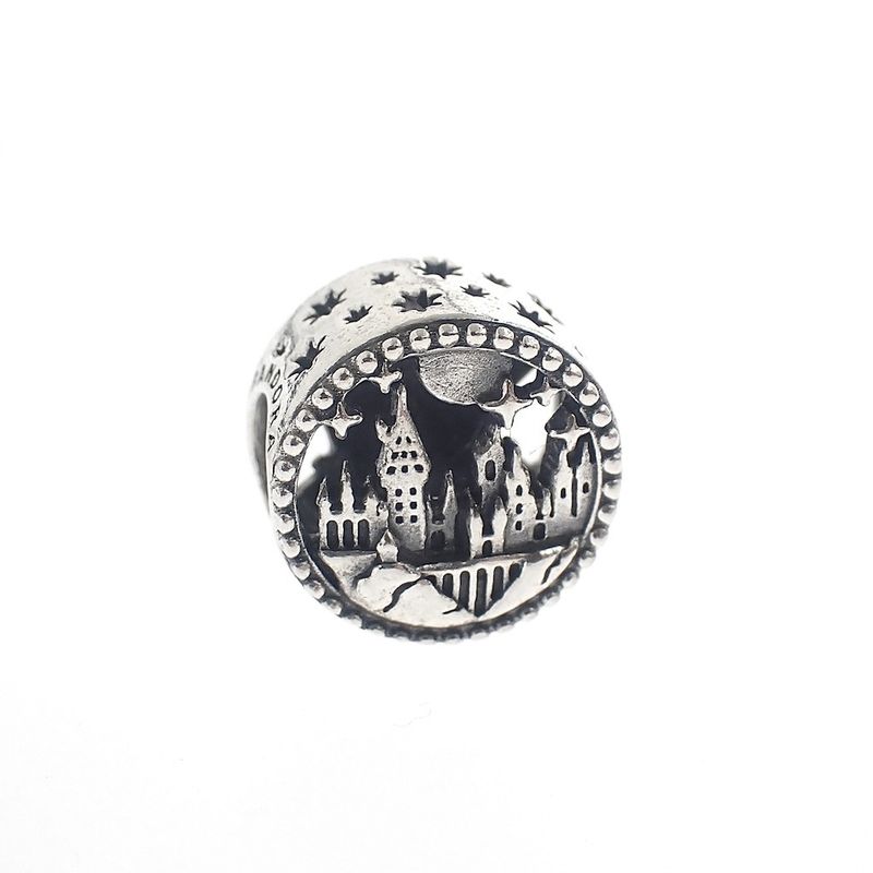 Image 3 of Pandora x Harry Potter charm; Silver; Hogwarts School of Witchcraft and Wizardry