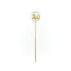 Image 1 of Two-tone gold lapel pin with ING lion