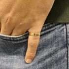 Image 7 of Gold men's ring with engraved line