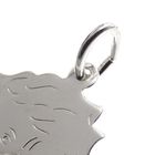 Image 4 of Silver charm; Children's heads (boy and girl)
