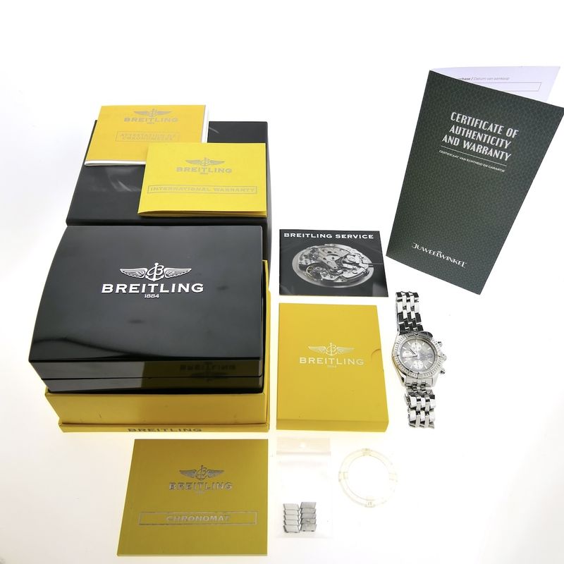 Image 4 of Breitling Chronomat Evolution 'Grey' A13356; Chronograph men's watch