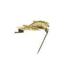 Image 6 of Two-tone gold brooch with pearl and diamonds