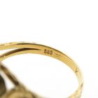 Image 7 of Gold cocktail ring with amethyst