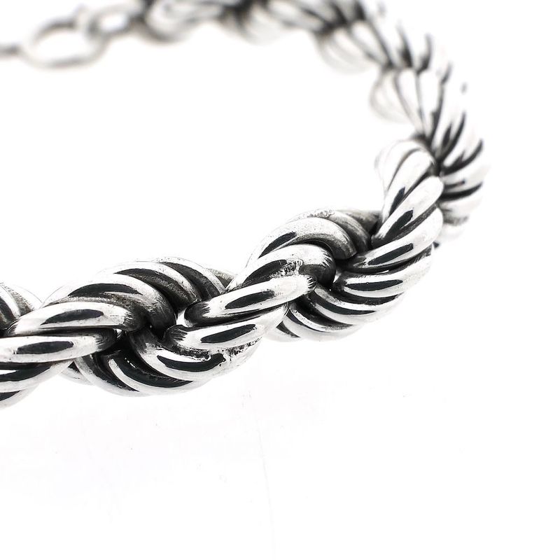 Image 3 of Silver Twisted Link Bracelet