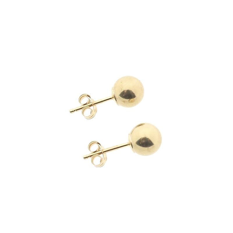 Image 9 of Gold stud earrings | Ball