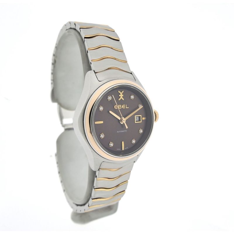 Image 2 of Ebel Wave Automatic 1216265; 18k rose gold/steel women's watch