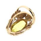 Image 6 of Rose gold butterfly ring set with beryl