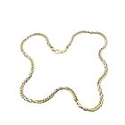 Image 3 of Two-tone gold gourmet link chain | 48 cm